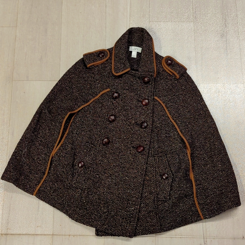 Ann Taylor LOFT Cape Coat XS/S